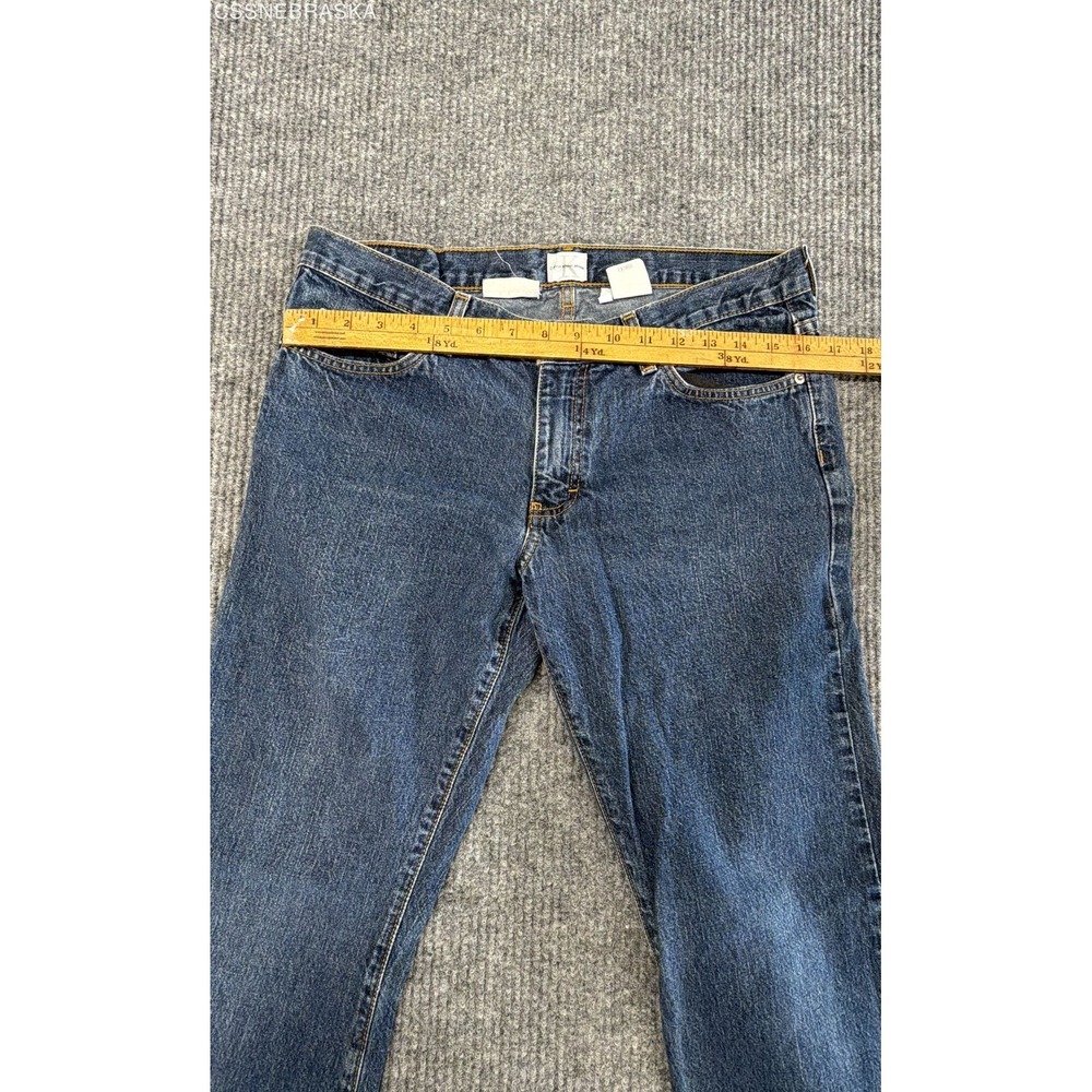 Vintage Y2K Calvin Klein Women's Rinse Wash Flare Jeans 100% Cotton Sz 11 x 31 - Picture 12 of 12